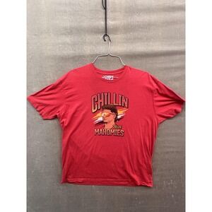 Chive Tees Chillin With Mahomies Shirt Mens 2XL Red Graphic Kansas City Football